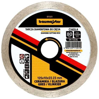 Baumajster deimantinis diskas keramikai 125x2mm