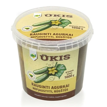 Rauginti agurkai kibirėlyje IKI ŪKIS, 600 g