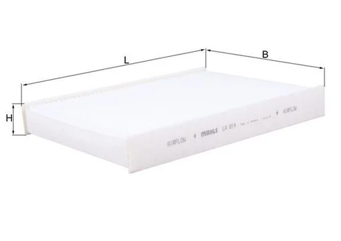 Filtras, salono oras MAHLE LA814