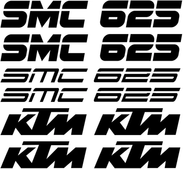KTM 625 smc motociklo lipdukai