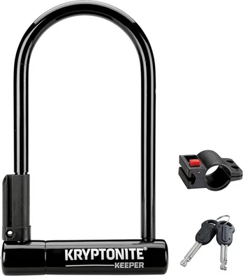 Kryptonite Keeper U-lock su Flexframe-u laikikliu