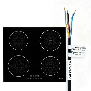 Indukcinė kaitlentė 60 cm, 4 zonos