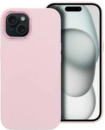 Dėklas Oem FRAME Case for IPHONE 15 powder pink