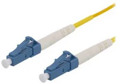 OS2 optinis kabelis, DELTACO, LC – LC, simplex, singlemode, UPC, 8m / LCLC-8S-SI