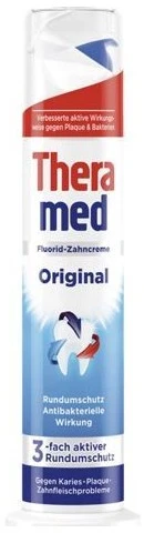 Dantų pasta Theramed originali 100ml dozatorius