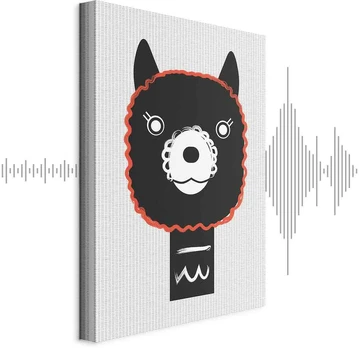 Artgeist Paveikslas - Decorative Alpaca (1 Part) Vertical