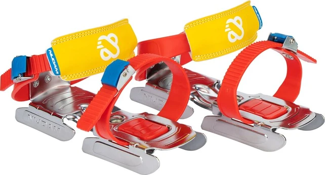 Vaikiškos pačiūžų geležtės ant batų Bob Ice Skates Adjustable Uni, raudonos