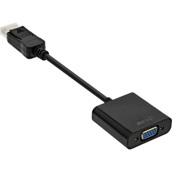 AV adapteris InLine D- Sub (VGA) juodas (17197B)