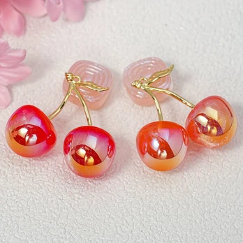 Pakabukai vyšnios, Persimmon red-2pcs