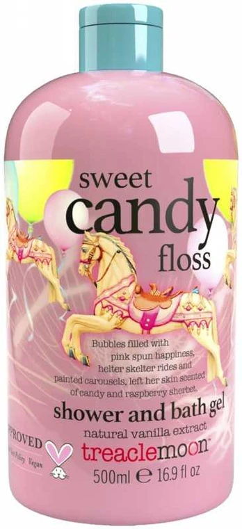 Dušo želė Treaclemoon Sweet Candy Floss Dušo želė TMLTD001SCF, 500 ml