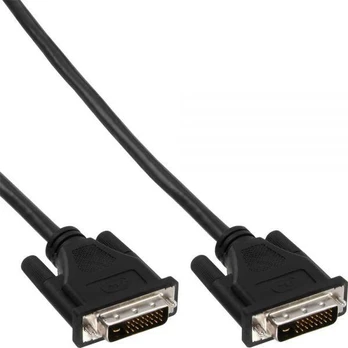 Kabelis InLine DVI-D - DVI-D 5m juoda (17775A)