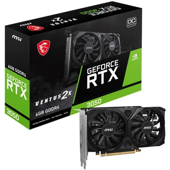 Vaizdo plokštė. MSI GeForce RTX 3050 VENTUS 2X E 6G OC