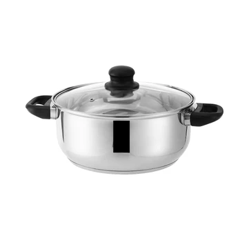 Puodas Okko Industrial Basic, Ø24 cm, 4.5 l, sidabro sp.