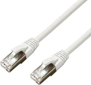 MicroConnect CAT6A S/FTP 2m Baltas LSZH kaina