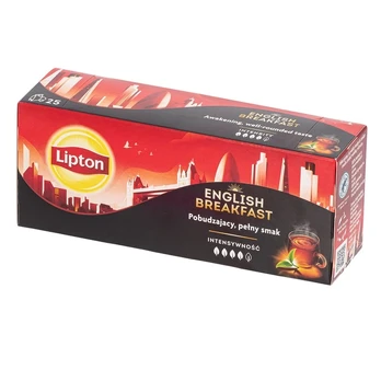 Juodoji arbata LIPTON ENGLISH BREAKFAST, 25 vnt.