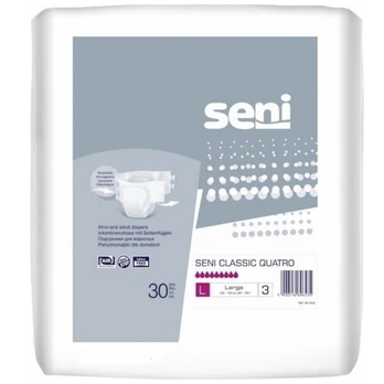 Sauskelnės SENI CLASSIC QUATRO, L, 30 vnt.
