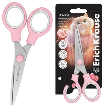 Žirklės JUNIOR PRIMA CAT, ErichKrause, 13 cm