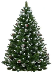 Dirbtinė Kalėdų eglutė Springos Diamond Pine CT0077, 180 cm, su stovu kaina