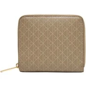 Piniginė Calvin Klein Emblem Aop Square Zip Around LV04F1089G Ruda