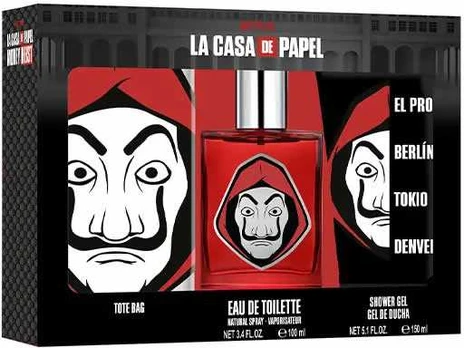 Netflix Est Casa De Papel 100ml EDT Gel 150ml Bolsa