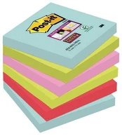 Post-it® Super Sticky Notes Cosmic, 76mm x 76mm, 90 blad, 6 block/pack kaina