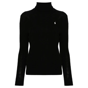 Megztinis moterims, Juoda, Ls tn-long sleeve-pullover