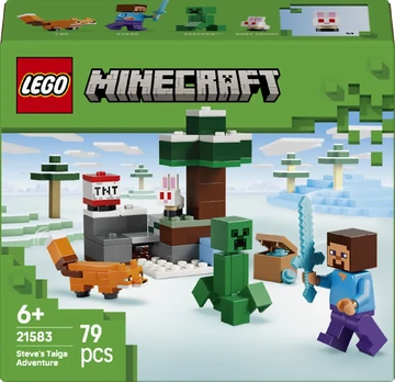 LEGO Minecraft 21583 Steve's Taiga Adventure