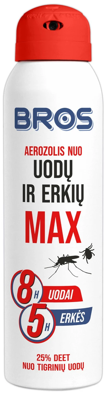 Aerozolis nuo uodų ir erkių BROS MAX, 90 ml
