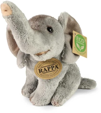 Rappa Plush elephant 15 cm ECO-FRIENDLY