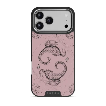 Scorpio - iPhone 17 Pro Max Case, Elite Dark (MagSafe) / Silver / Pink