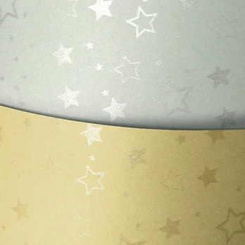 Dekoratyvinis popierius STARS A4 sidabras 220g 20lap