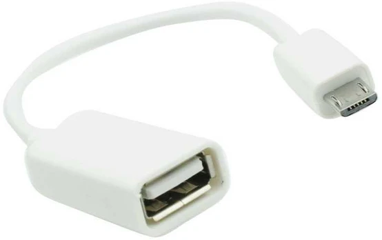 Dėklas Oem Adapteris OTG USBdoA do Micro USB baltas