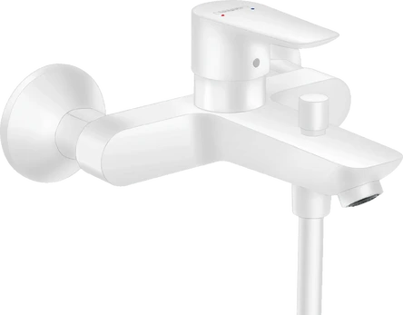 Vonios maišytuvas Hansgrohe Talis E, balta matinė, 71740700