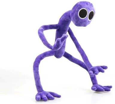 Minkštas pliušinis žaislas Rainbow friends, violetinis, 30cm