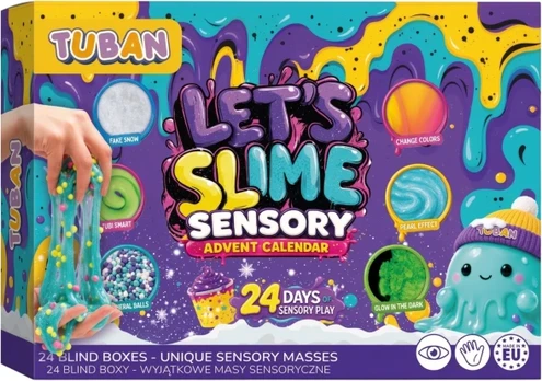 Tuban Sensorinis advento kalendorius - Let's Slime