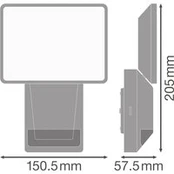 OSRAM LED jutiklinis lauko prožektorius ENDURA PRO FLOOD, baltas, 15 W
