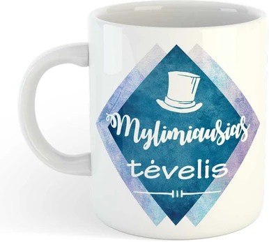 Puodelis "Mylimiausias tėvelis