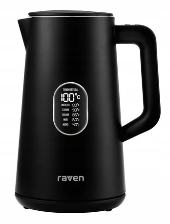 Elektrinis virdulys Raven EC024C su temperatūros reguliavimu, 1,5 l, 1800 W