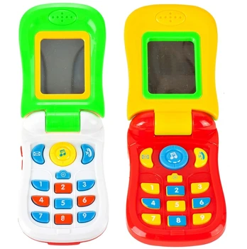 Malplay Interaktyvus spalvingas vaikiškas telefonas