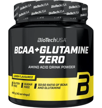 BioTech BCAA+Glutamine Zero, Lemon, 480 g