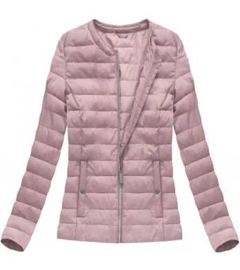 QUILTED JACKET VINTAGE PINK (W73) striukė