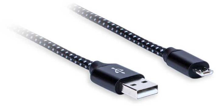 Kabelis USB 2.0 A - Micro-B, Długość: 1,8m AQ Premium