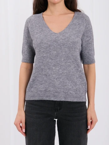 Italy Moda Sweter-IT-SW-2602.80-pilka