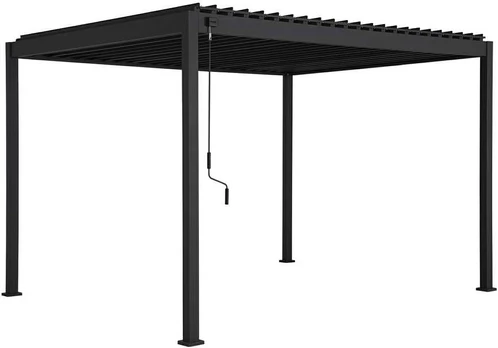 Gazebo MIRADOR-88 3x3m, dark pilkas