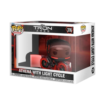 FUNKO Rides: Tron: Ares - Athena with Light Cycle