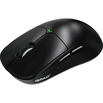 QPAD Mark Model 1, juoda - Belaidė pelė