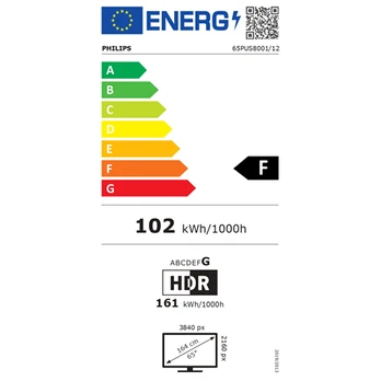 Philips televizorius 65PUS8001/12, 65″, Smart TV, UHD