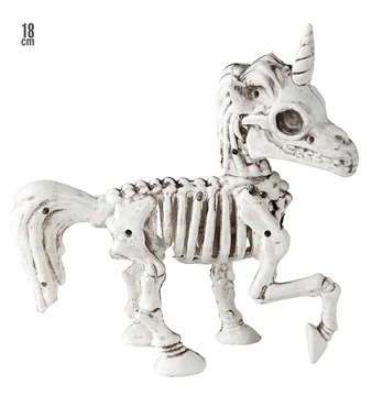 UNICORN SKELETON 18 cm