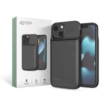 Tech-Protect PowerCase dėklas iPhone 12 mini / 13 mini4700mAh power bank - Juodas
