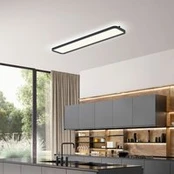 "Helestra Vesp" LED apšvietimo skydelis 120x26cm juodas